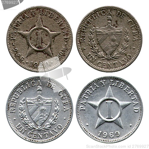 Image of one centavo, Cuba, 1920, 1969