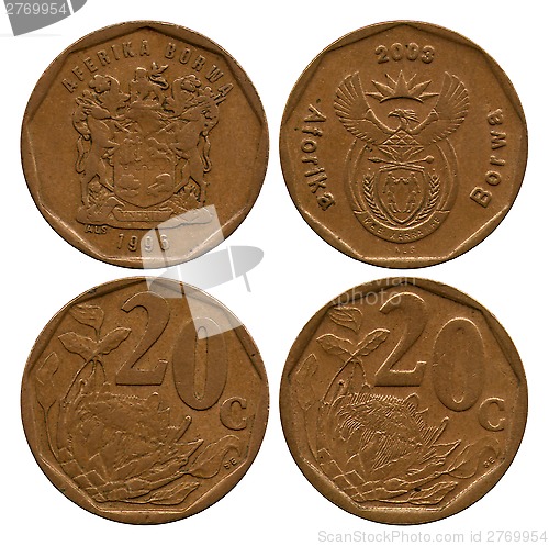 Image of twenty cents, South Africa, 1996, 2003