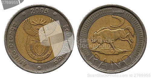 Image of five rand, South Africa, 2005