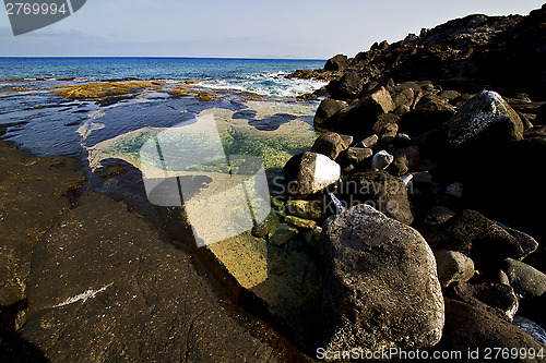 Image of landscape lanzarote spain isle 