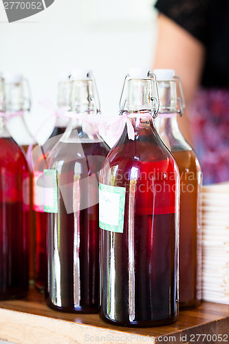 Image of Bottles of fruity apertifs