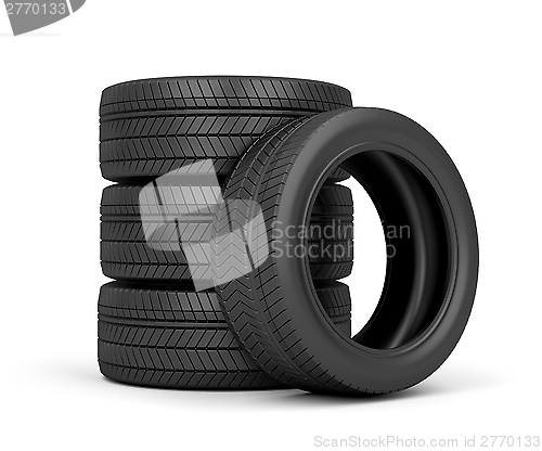 Image of Car tires