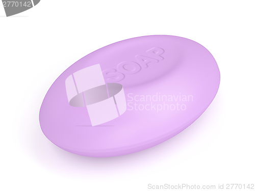 Image of Soap on white background