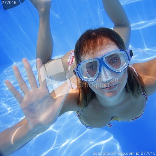 Image of Underwater Girl