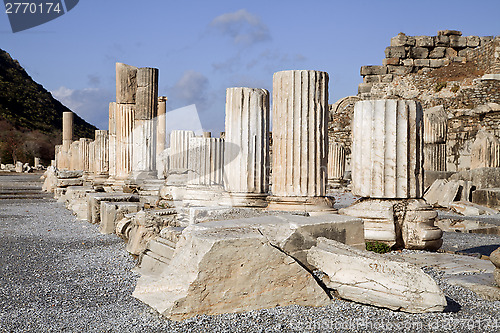 Image of Ancient greek town of Ephesus in Turkey