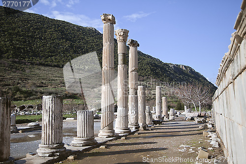 Image of Ancient greek town of Ephesus in Turkey