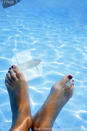 Image of Underwater Feet