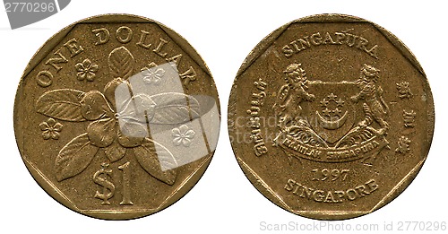 Image of one dollar, Singapore, 1997