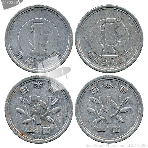 Image of one yen, Japan, 1975, 1979