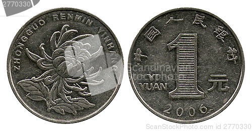 Image of one yuan, Chinese Public Republic, 2006