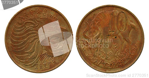 Image of ten cents, Ethiopia, 1969