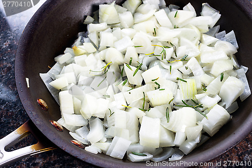 Image of Pan of Sauted Onions