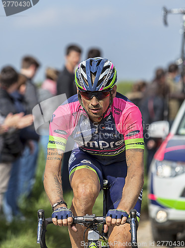 Image of Filippo Pozzato- Paris Roubaix 2014