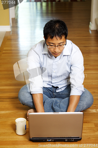 Image of Businessman at home