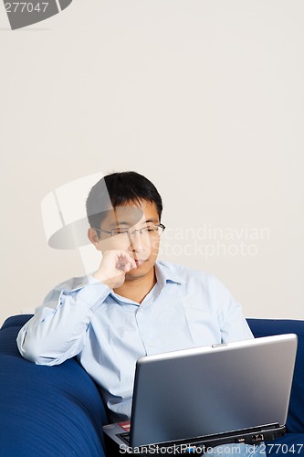 Image of Thinking businessman