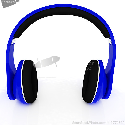 Image of Blue headphones icon