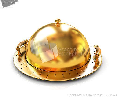 Image of Gold restaurant cloche