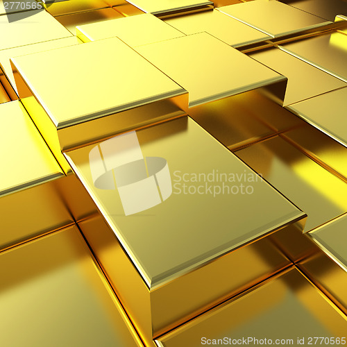 Image of Gold urban background