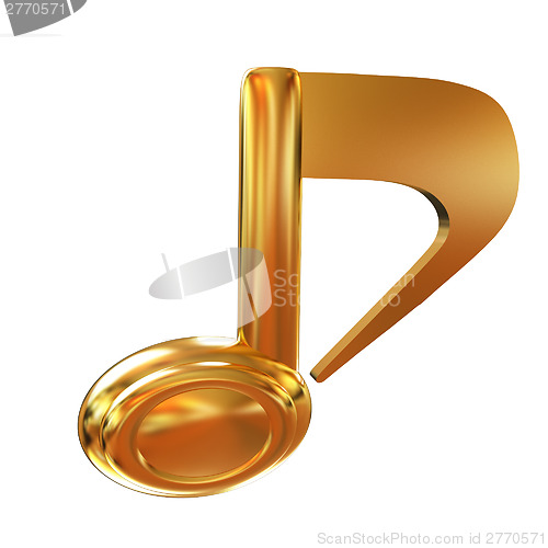 Image of Golden note icon 