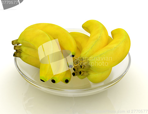 Image of bananas on a plate