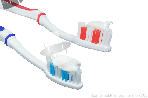 Image of Two toothbrushes