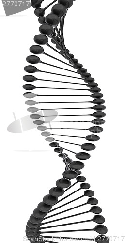Image of DNA structure model 