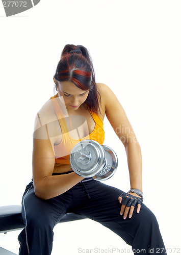 Image of Woman exercising