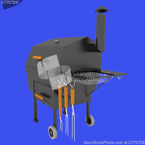 Image of oven barbecue grill