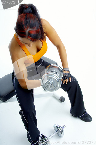 Image of Woman exercising