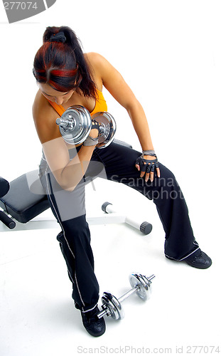Image of Woman exercising