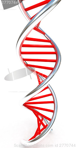 Image of DNA structure model
