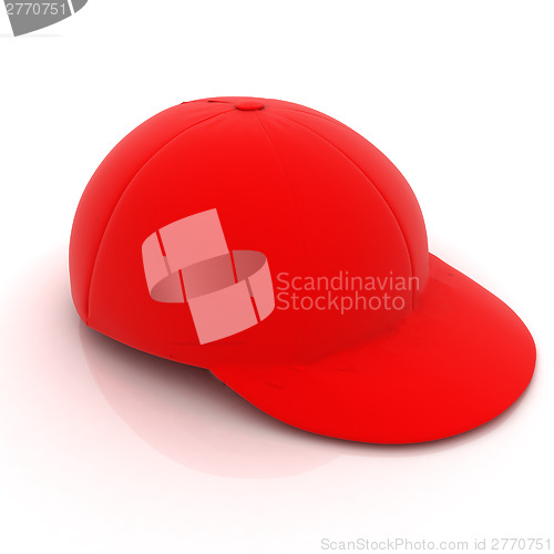Image of Red peaked cap