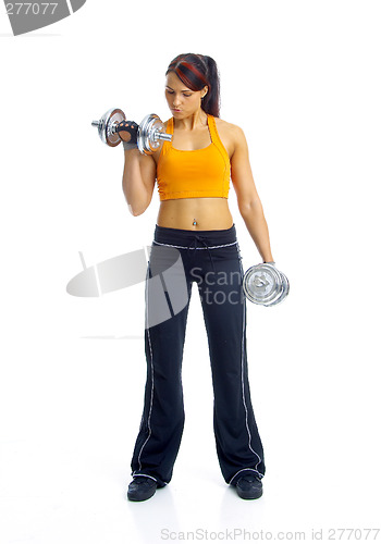 Image of Woman exercising