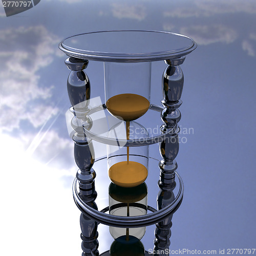 Image of Chrome hourglass