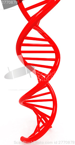 Image of DNA structure model