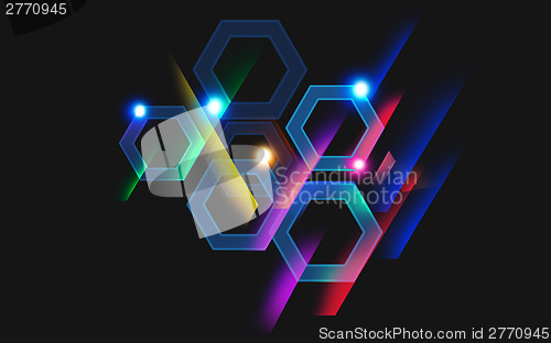 Image of light bokeh background