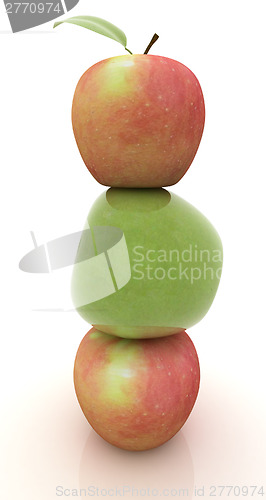 Image of Spa still life from apples 