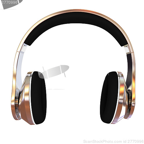 Image of Chrome headphones