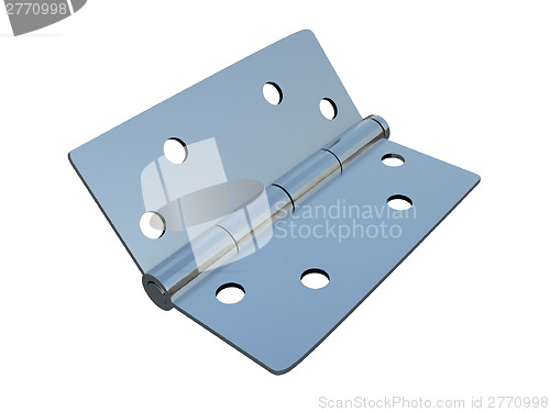 Image of assembly metal hinges