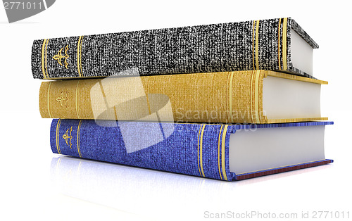 Image of The stack of books