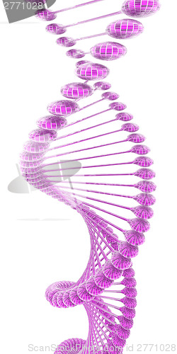 Image of DNA structure model 