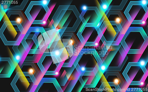 Image of light bokeh background
