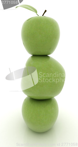Image of Spa still life from apples 