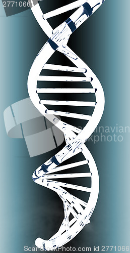 Image of DNA structure model