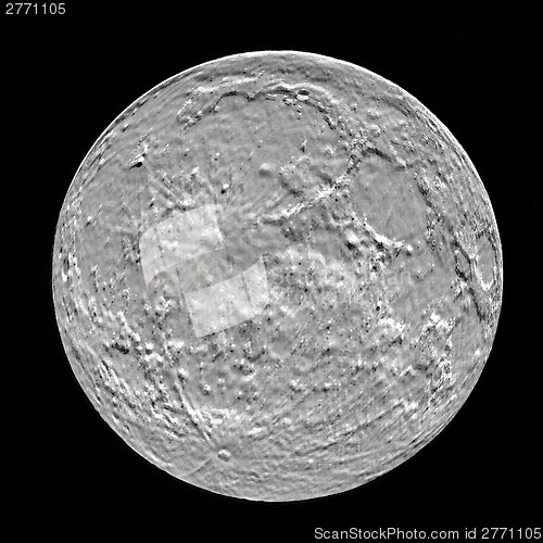 Image of Full moon 3D map