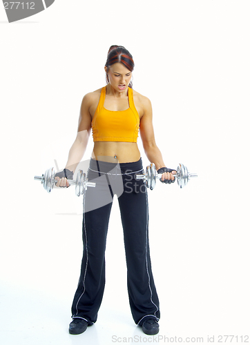 Image of Woman exercising