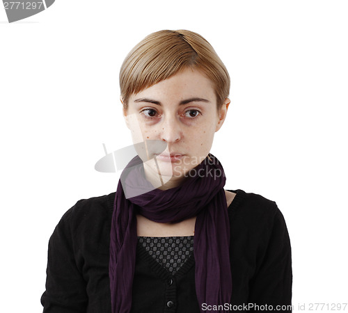 Image of Depressed young woman
