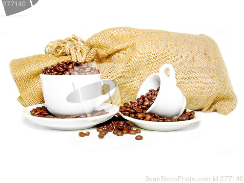 Image of Sack and cups