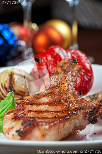 Image of meat with vegetable
