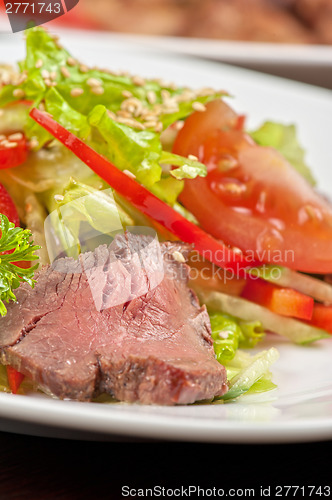 Image of beef salad